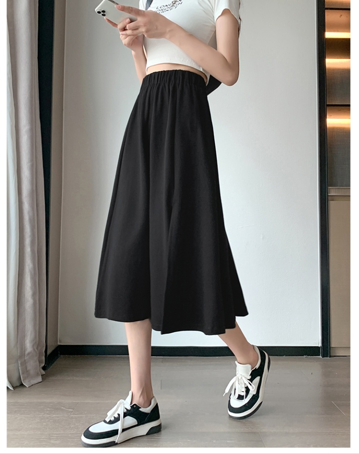 Spring long large yard high waist slim skirt for women