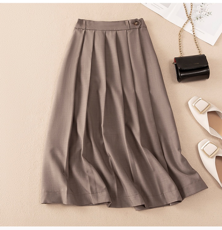 Long commuting business suit slim skirt for women