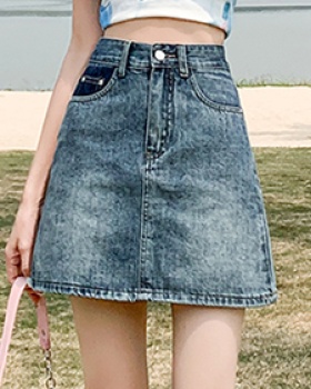 Slim high waist short skirt summer loose culottes