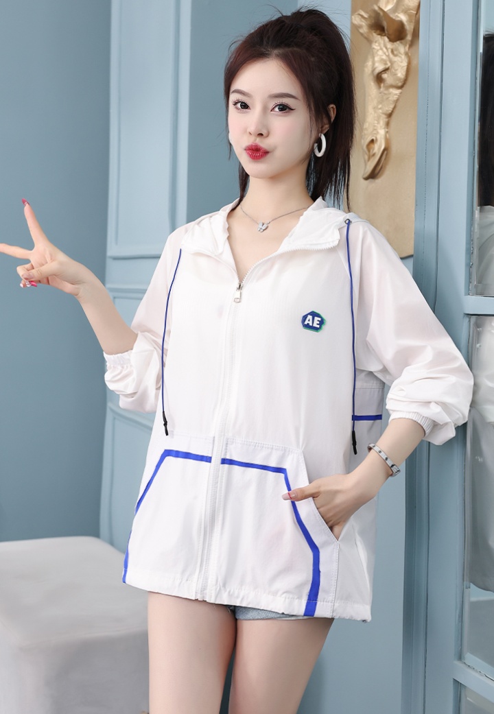 Air conditioning thin shirts loose coat for women