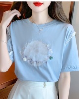 Short sleeve sweet tops summer pure cotton T-shirt