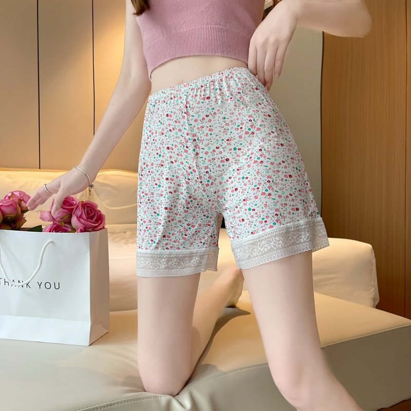 Thin lace leggings safety pants ice silk shorts for women