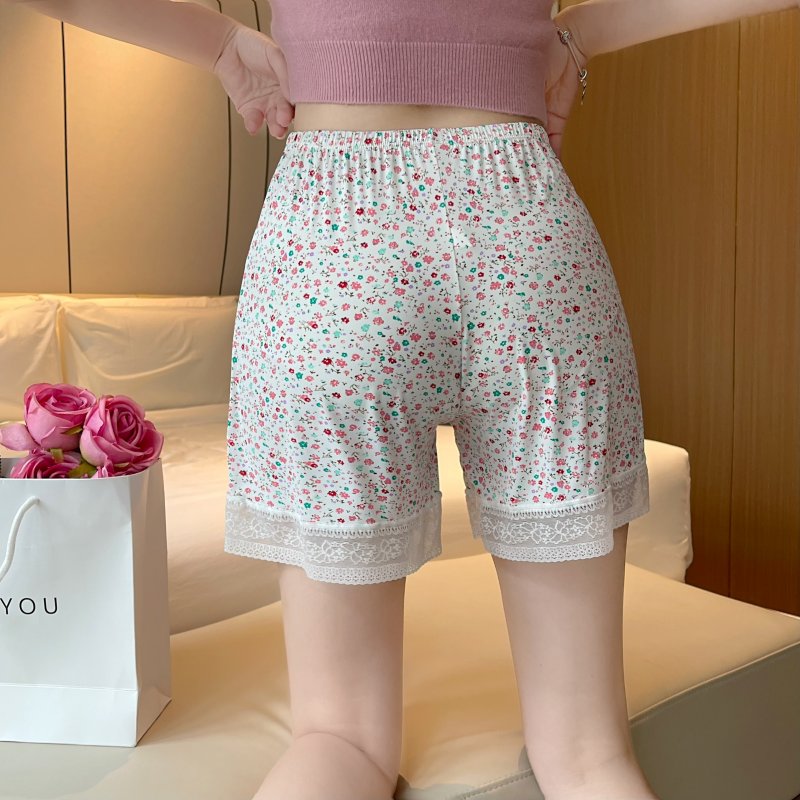 Thin lace leggings safety pants ice silk shorts for women