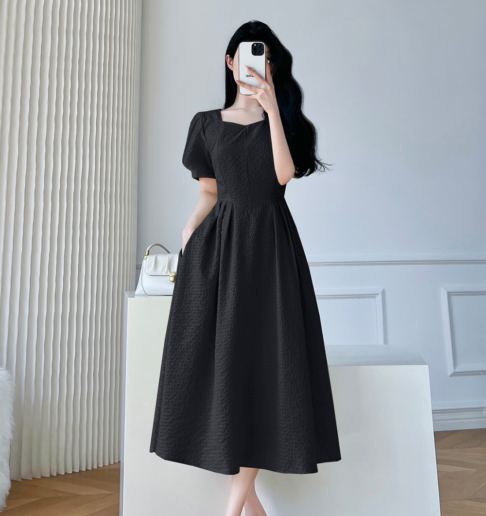 Unique France style dress slim long dress for women
