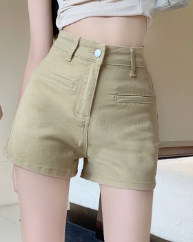 Korean style short jeans package hip shorts for women