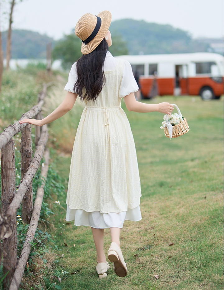 Summer tender long dress France style sweet dress