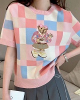 Embroidery maiden thin colors sweater for women