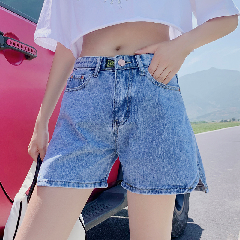 Wide leg loose short jeans summer thin shorts for women