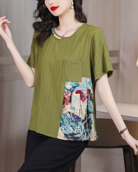 Casual large yard loose all-match summer tops