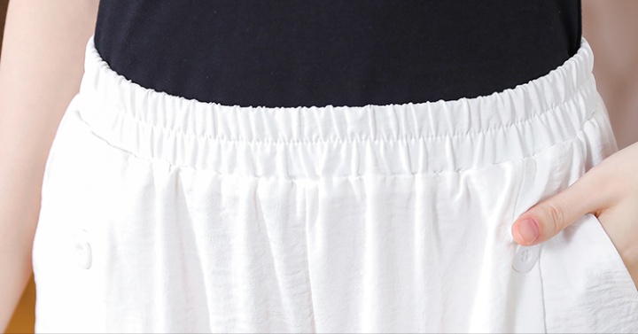 Casual nine pants high waist harem pants for women