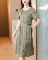 Silk temperament dress summer long dress for women