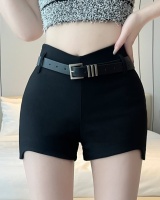 Spicegirl irregular shorts summer tight belt for women