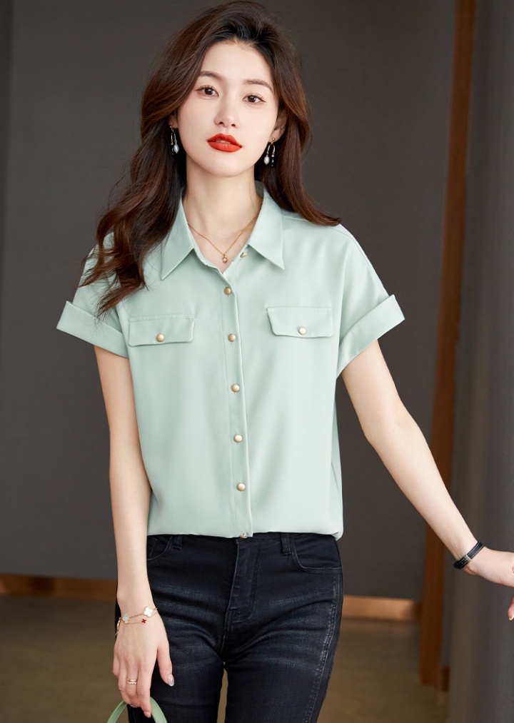All-match tops Western style shirt for women