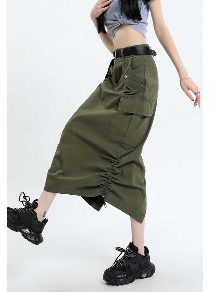 Casual summer work clothing wicking retro skirt for women