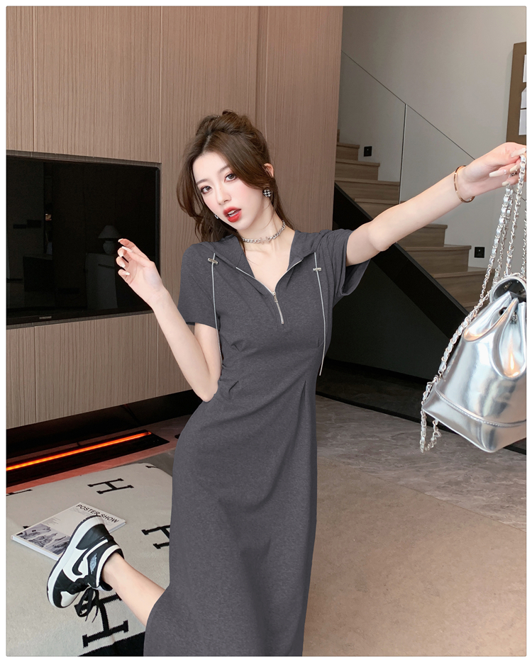 Slim dress France style long dress for women