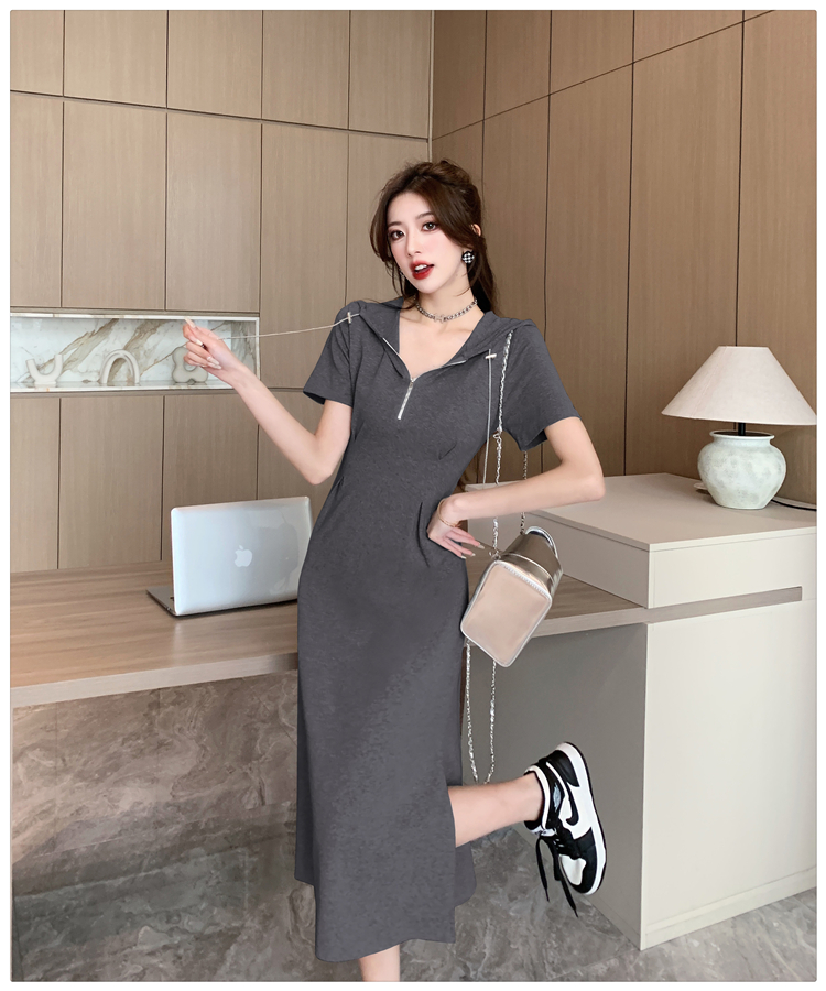 Slim dress France style long dress for women