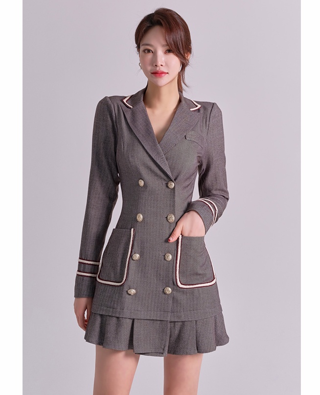Spring and autumn dress France style coat for women