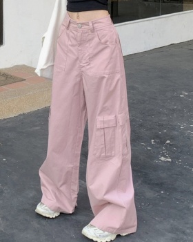 Summer spicegirl work clothing pocket casual pants