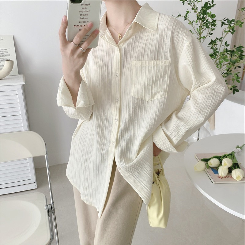 Sunscreen spring and summer shirt thin cardigan for women