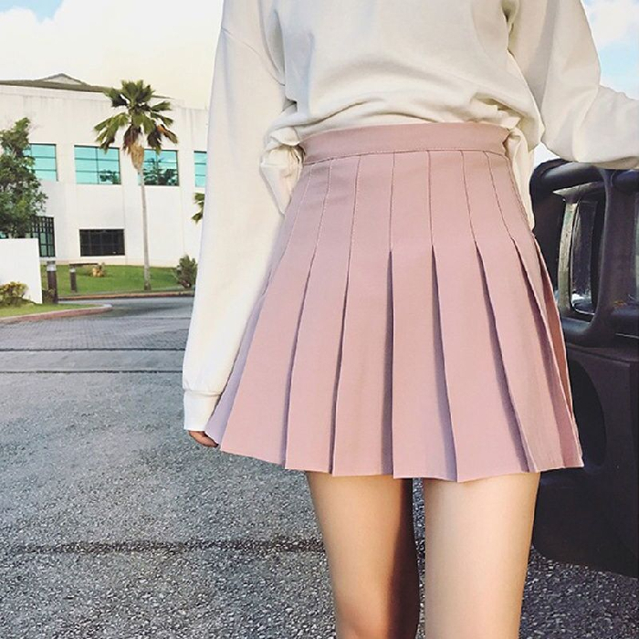 Anti emptied short skirt high waist skirt for women