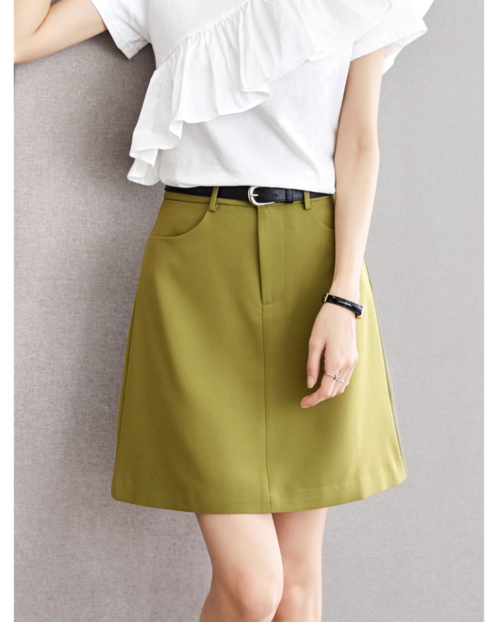 High waist short skirt Casual work clothing