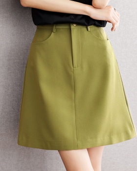High waist short skirt Casual work clothing