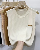 Knitted pure vest spring and summer sleeveless tops for women