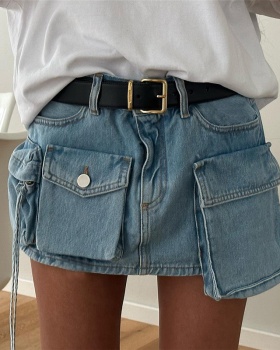 Mini denim denim skirt sexy short skirt for women
