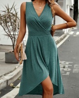 Summer sleeveless dress pure long dress