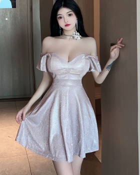 All-match princess sleeves Western style dress
