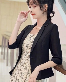 Short sleeve business suit coat for women