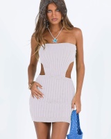 Sexy halter wrapped chest dress for women