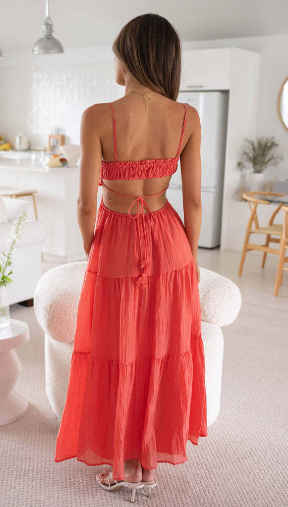 Sexy splice long dress sling halter dress for women