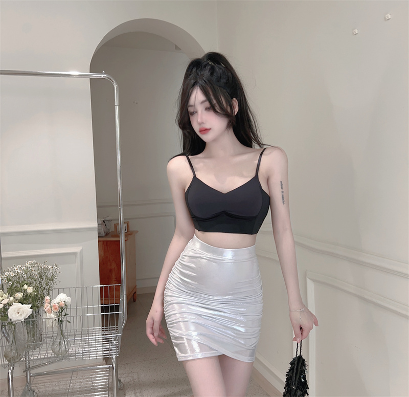 Korean style skirt low-waist short skirt for women
