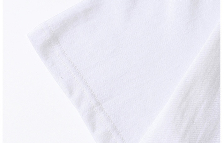 Pure cotton short sleeve T-shirt for women