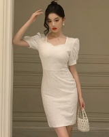 Package hip slim embossing France style fashion dress