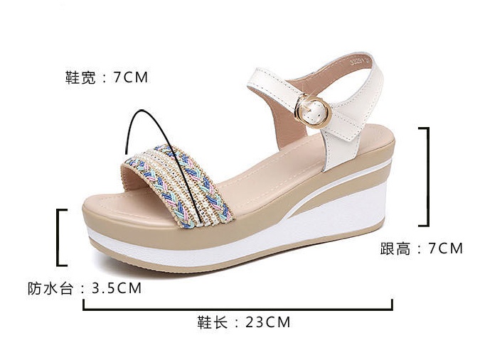 Trifle slipsole skirt collocation thick crust sandals for women