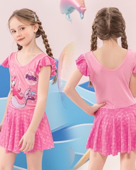Student conjoined lovely lady dress vacation girl swimwear