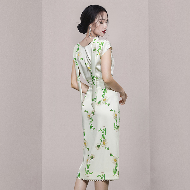 Fashion summer tops elegant high waist skirt 2pcs set
