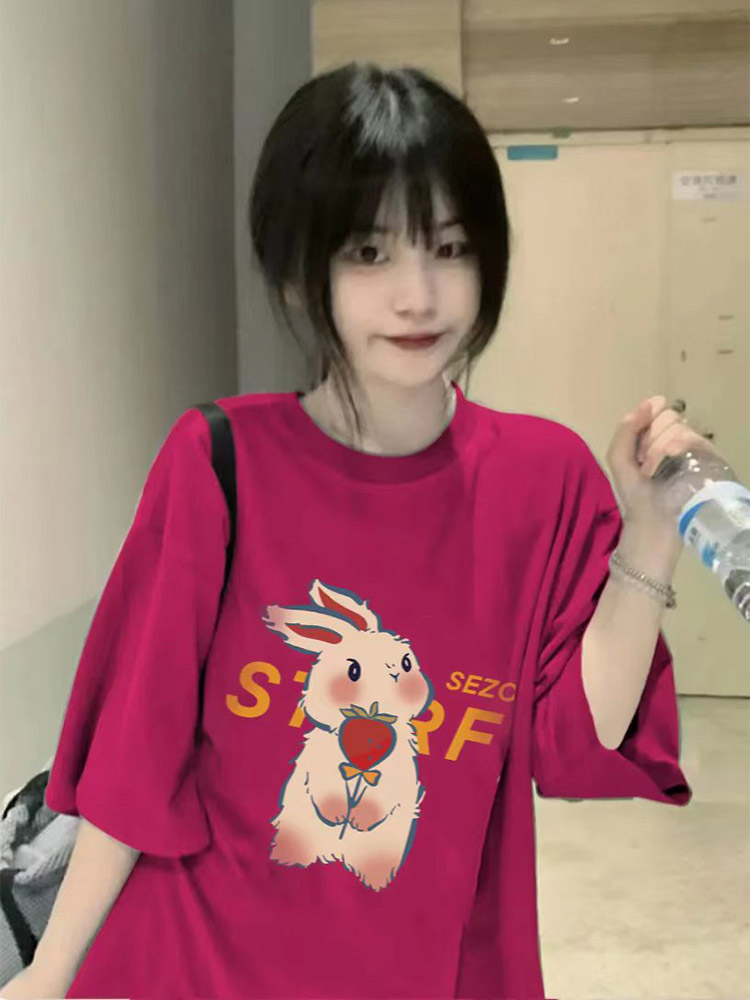 Summer short sleeve Korean style T-shirt for women