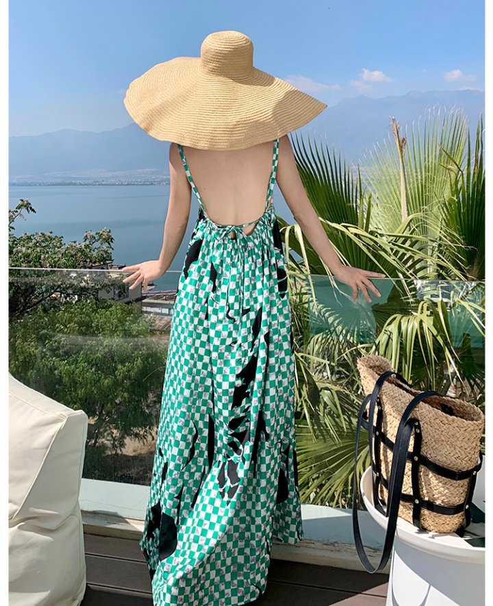 Vacation long dress artistic dress for women