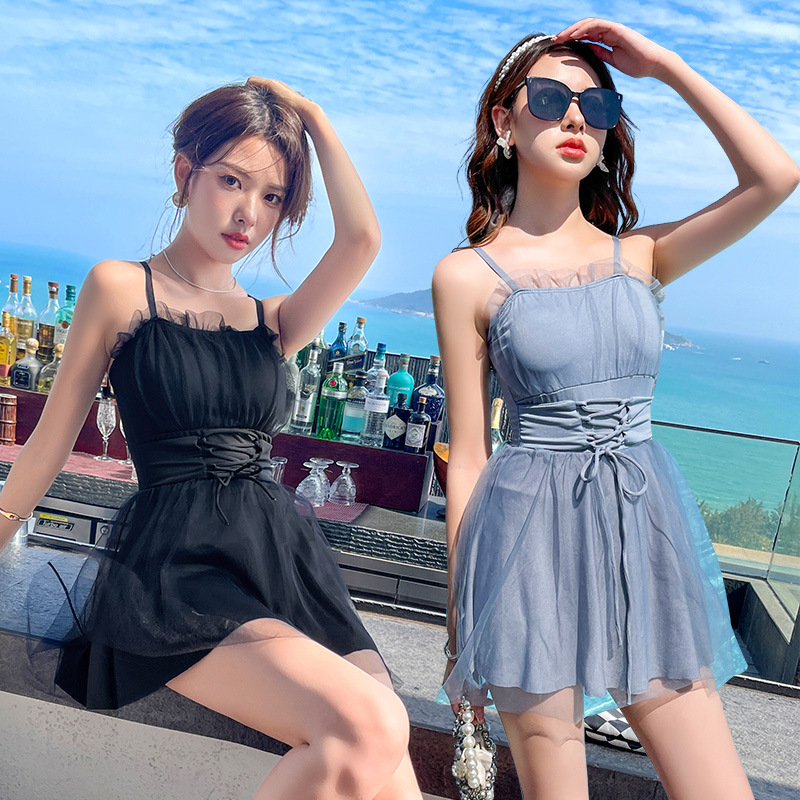 Conjoined vacation Cover belly swimwear spa fashion dress
