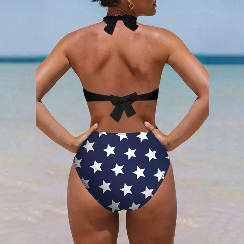 American style European style bandage swimwear for women