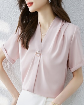 Summer Korean style tops all-match shirt for women