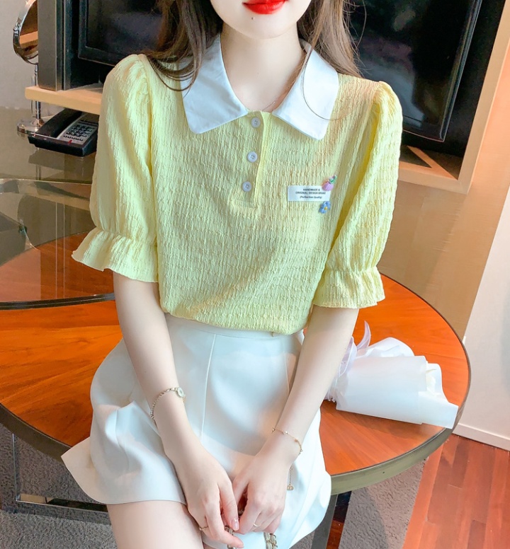Princess sleeves small shirt summer shirt