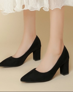 Fashion high-heeled shoes pointed shoes