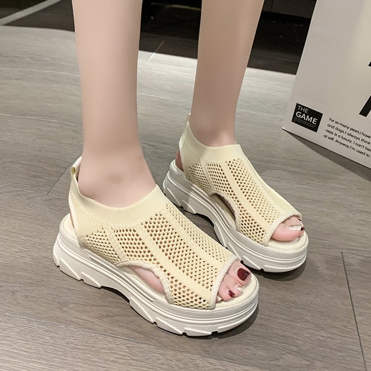 Rome Korean style summer shoes fish mouth Casual sandals