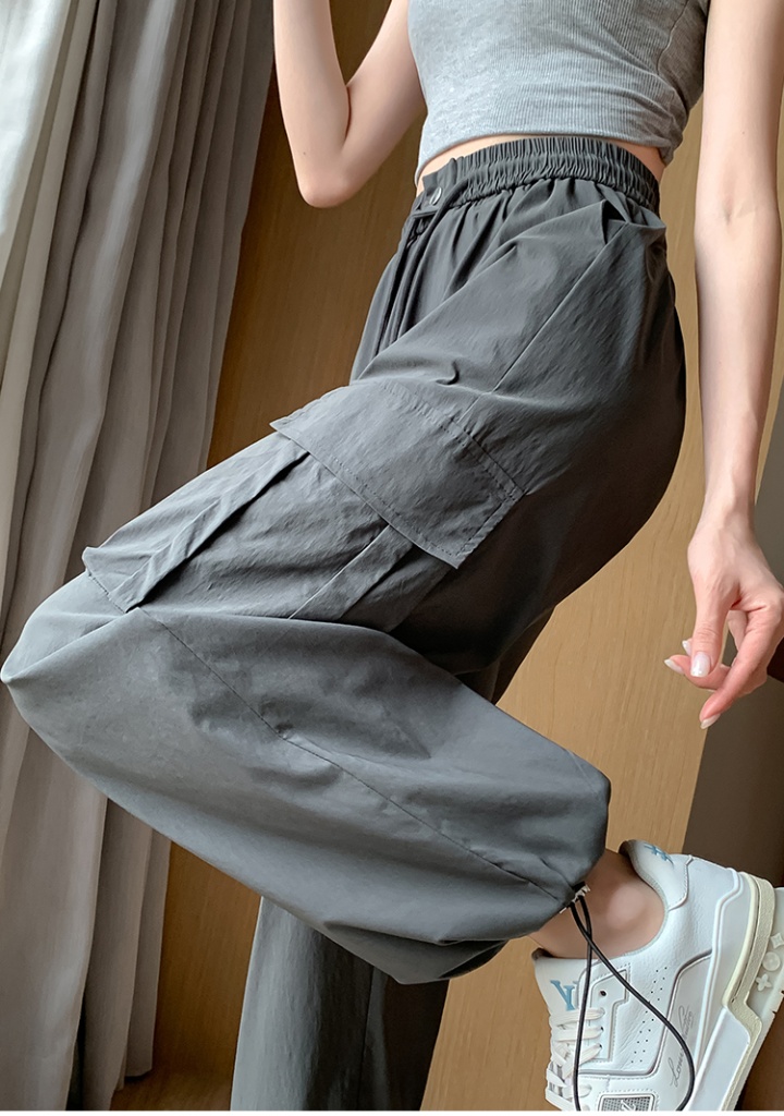 High waist work pants casual pants for women