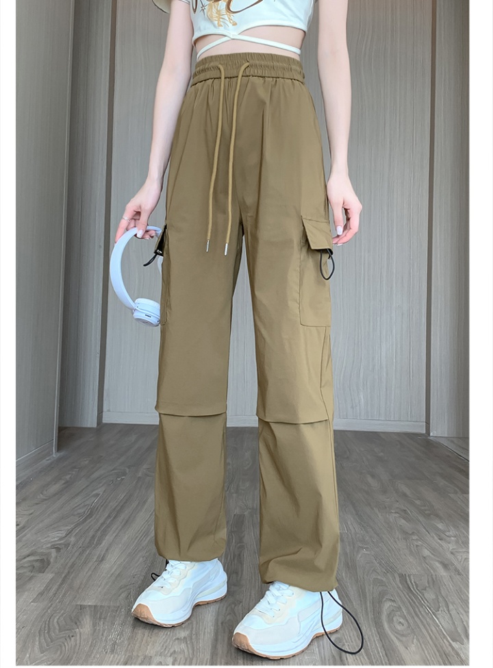 All-match loose work pants straight pants pants for women