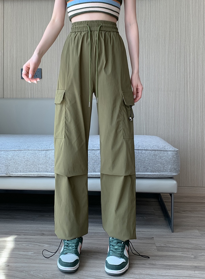 All-match loose work pants straight pants pants for women